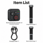 Wireless Remote Control for Compatible Smartphones and Cameras