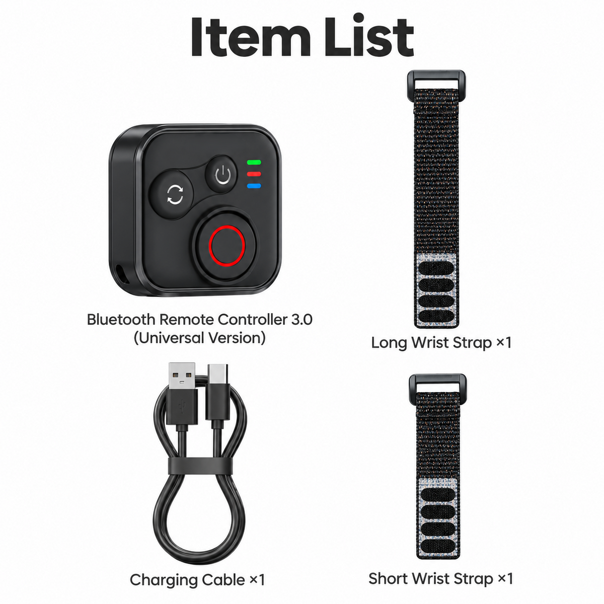Wireless Remote Control for Compatible Smartphones and Cameras