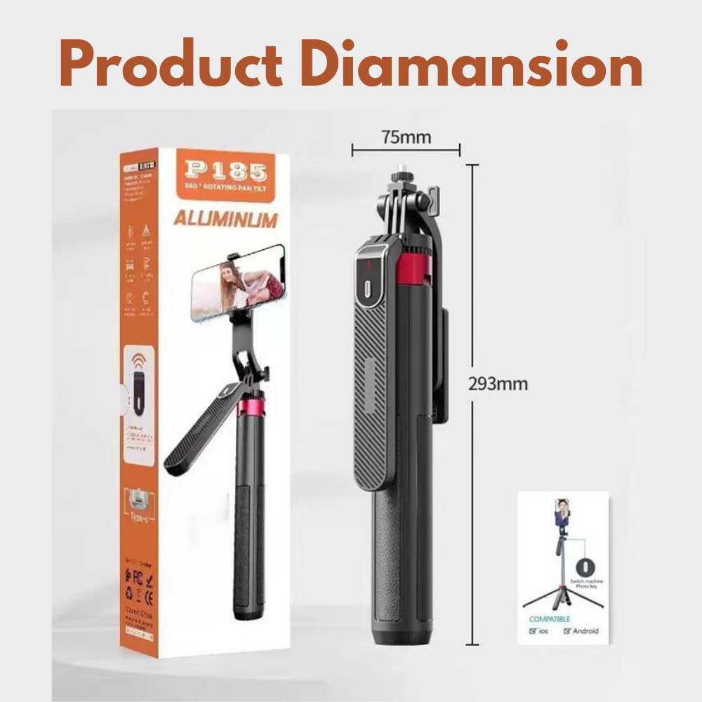 android phone selfie stick tripod