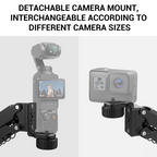 electric suction cup camera mount kit with shock absorber arm