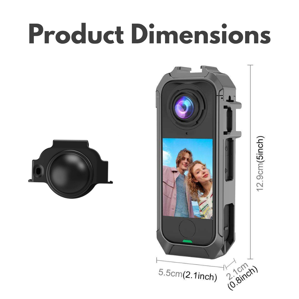 magnetic base cage for insta360 x4 air