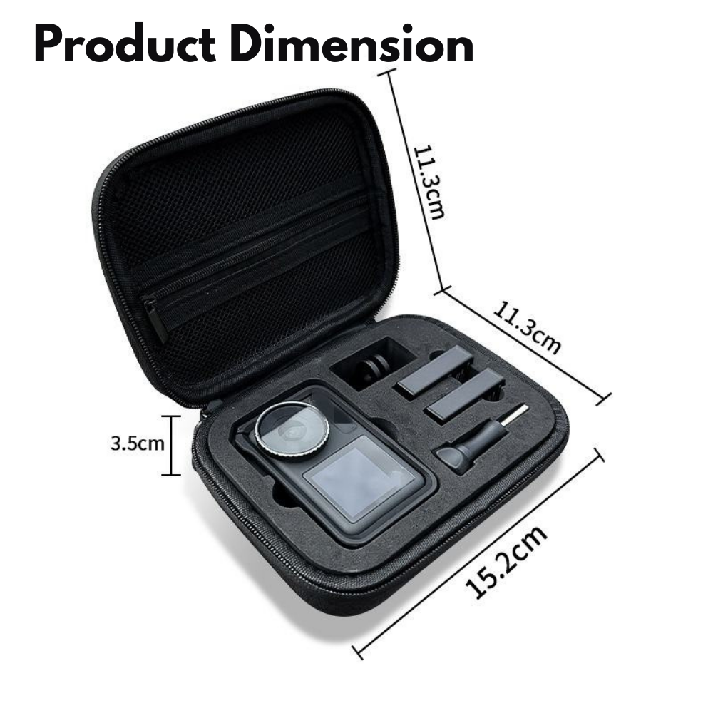 mesh pocket camera carrying case