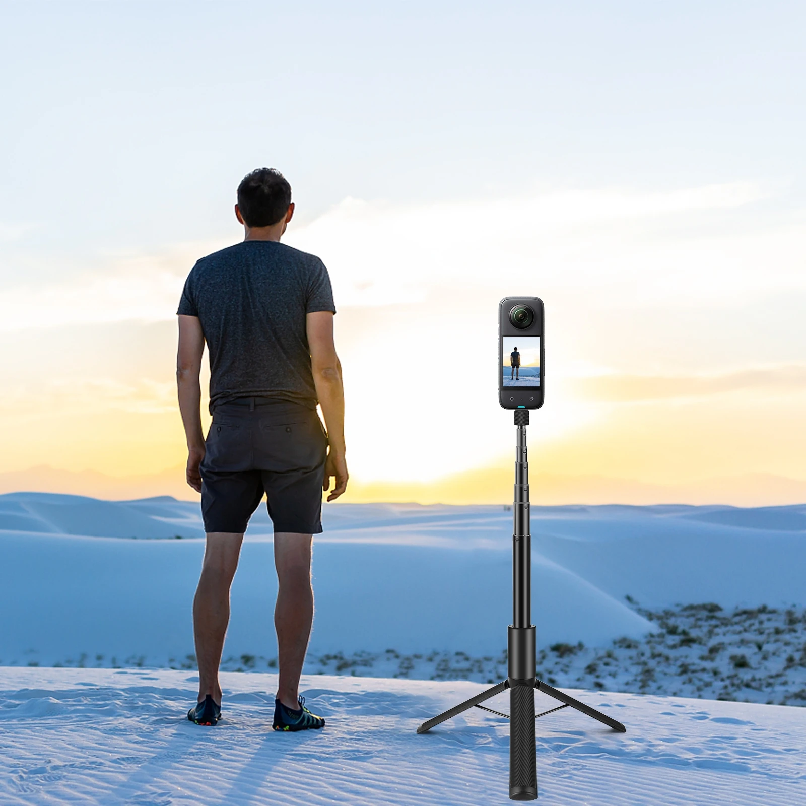 Invisible Selfie Stick Insta360 Tripod Stand for Insta360 X5/X4/X3