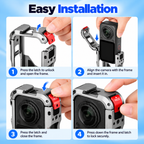 Insta360 X6 Protective Frame with Wind Noise Cancellation Pads