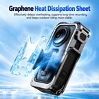Insta360 X6 Heat Dissipation Frame with 1/4 Inch Threaded Hole
