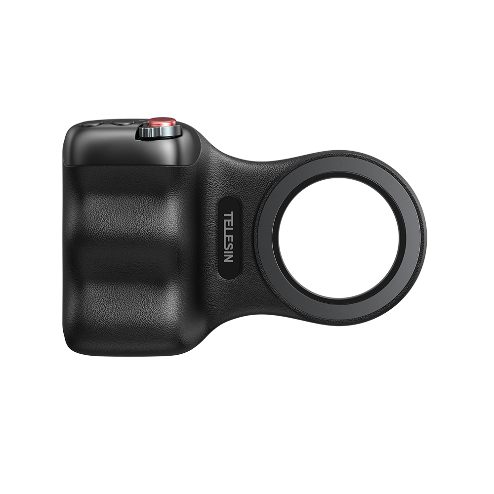 ShotGrip Magnetic Camera Grip with Wireless Shutter for Smartphones |  Black