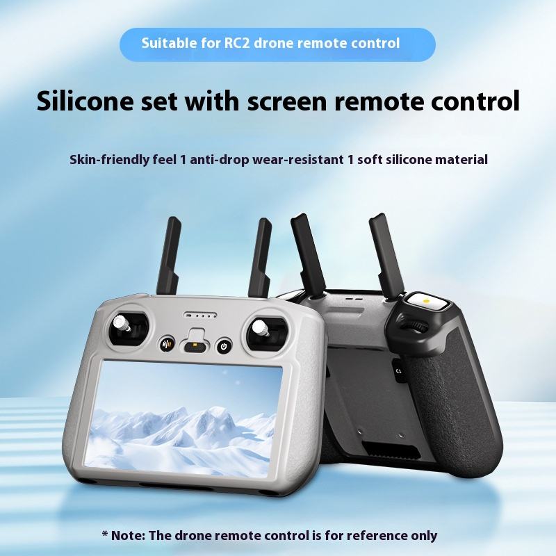 Soft silicone case offering protection for DJI Mini 4 Pro RC2
