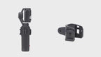 Compact camera frame with dual cold shoe mount