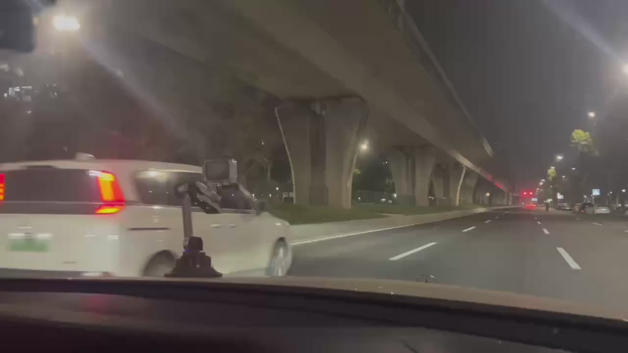 Electric Suction Cup Camera Mount with Z Shock Absorber Arm