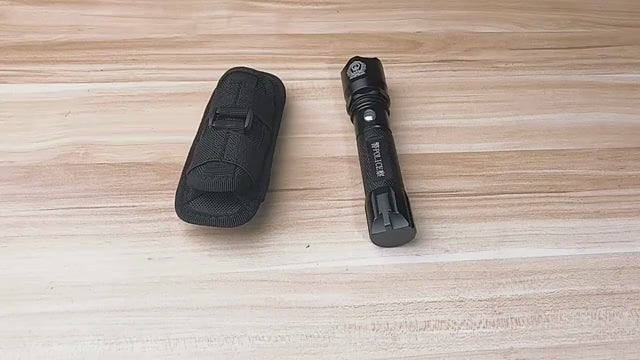 360° Rotatable Selfie Stick & Flashlight Pouch Holster