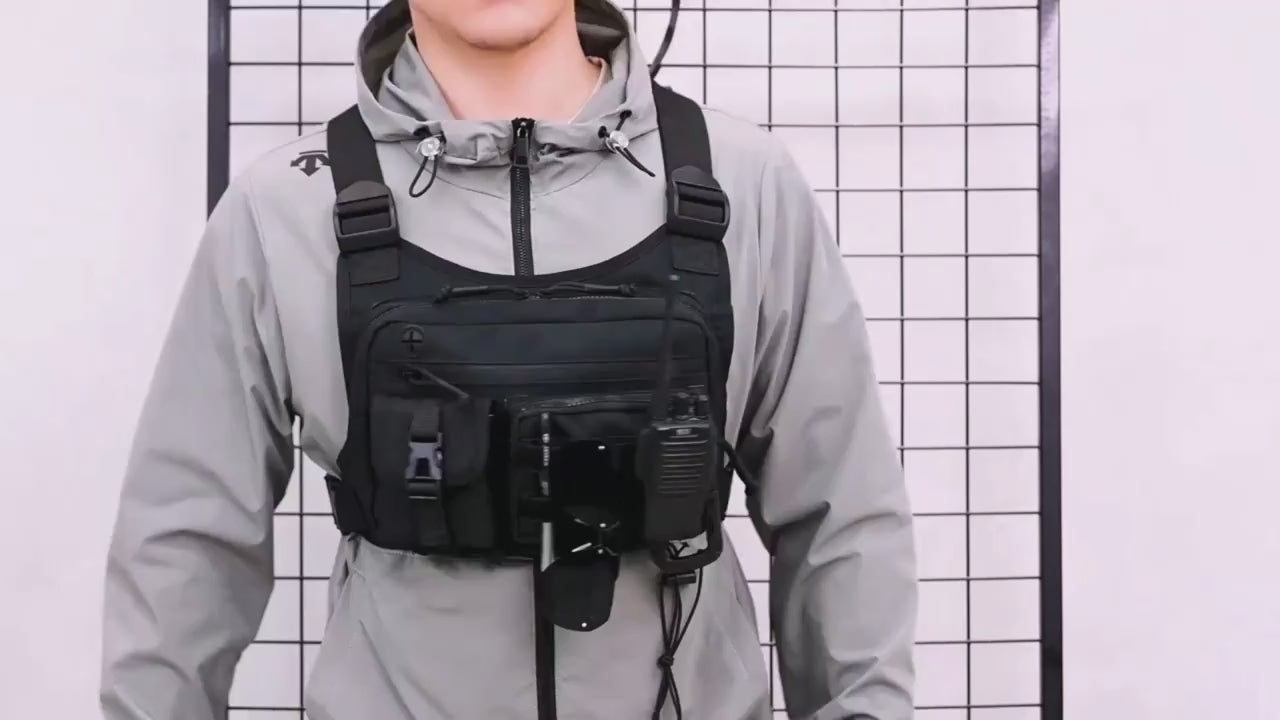 Tactical Chest Vest Bag for fishing and daily use