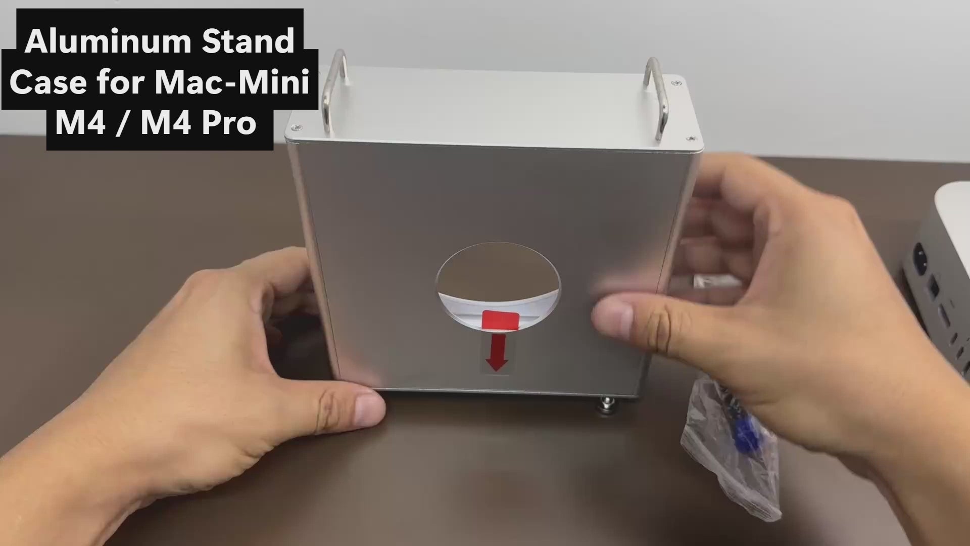 Aluminum Stand Case for Mac-Mini M4 / M4 Pro