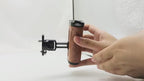 professional wooden camera rig handle