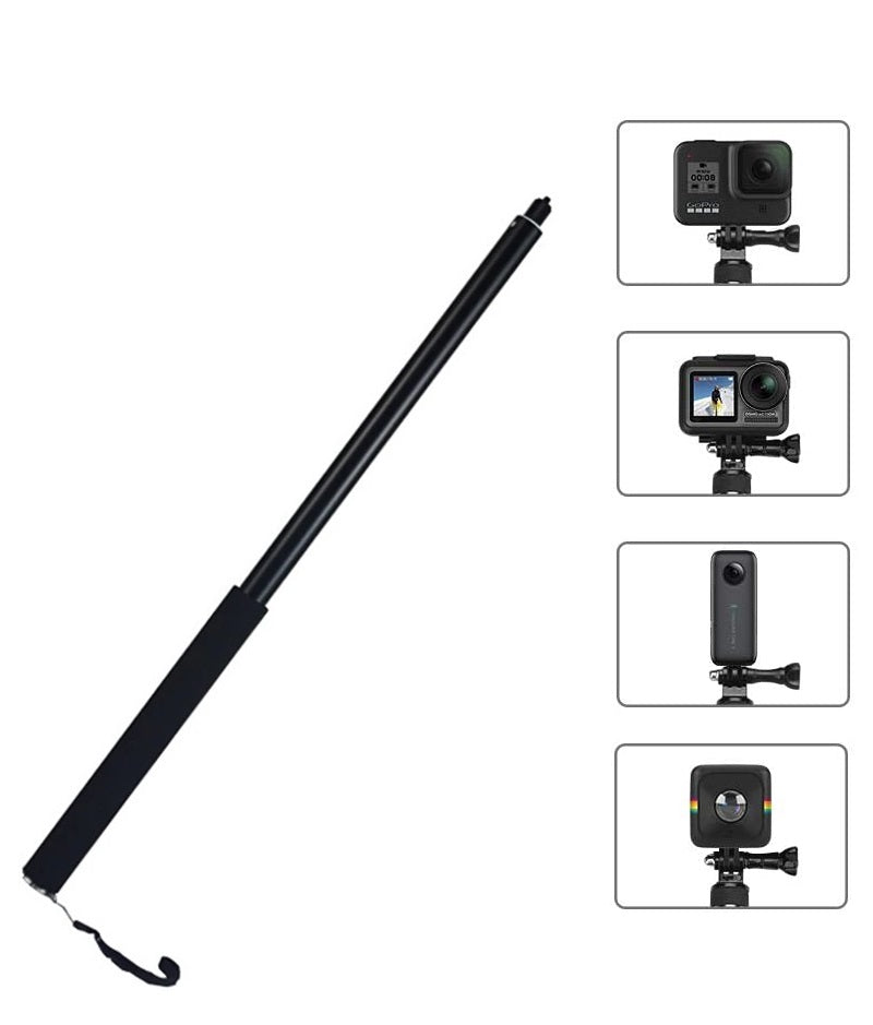 Yantralay 3 Meters Ultra Long Invisible Selfie Stick Monopod Extension Pole For Gimbals & Action Cameras