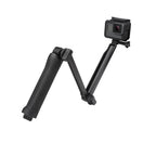 3-Way Monopod Grip Arm Tripod Foldable Selfie Stick, Stabilizer Mount Holder For GoPro Hero 7/6/5,SJCAM SJ6, SJ7,SJ5000,Yi & Other Action Cameras