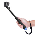 17 Inch Monopod Selfie Stick For GoPro Hero 13/12/11/10/9 & Other Action Cameras