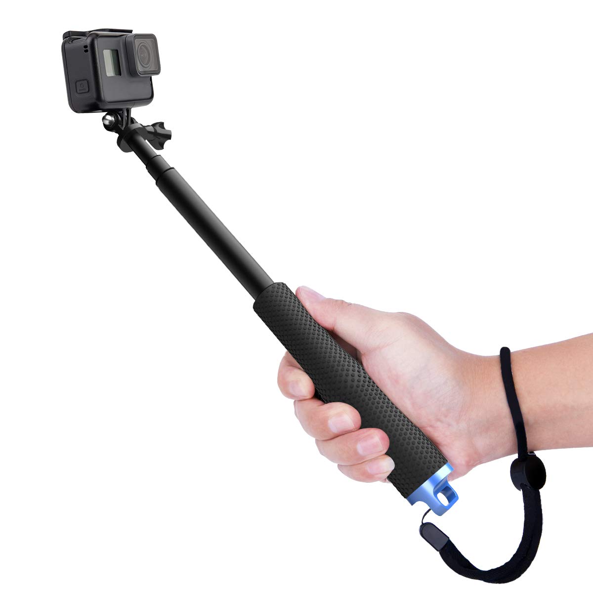 17 Inch Monopod Selfie Stick For GoPro Hero 13/12/11/10/9 & Other Action Cameras