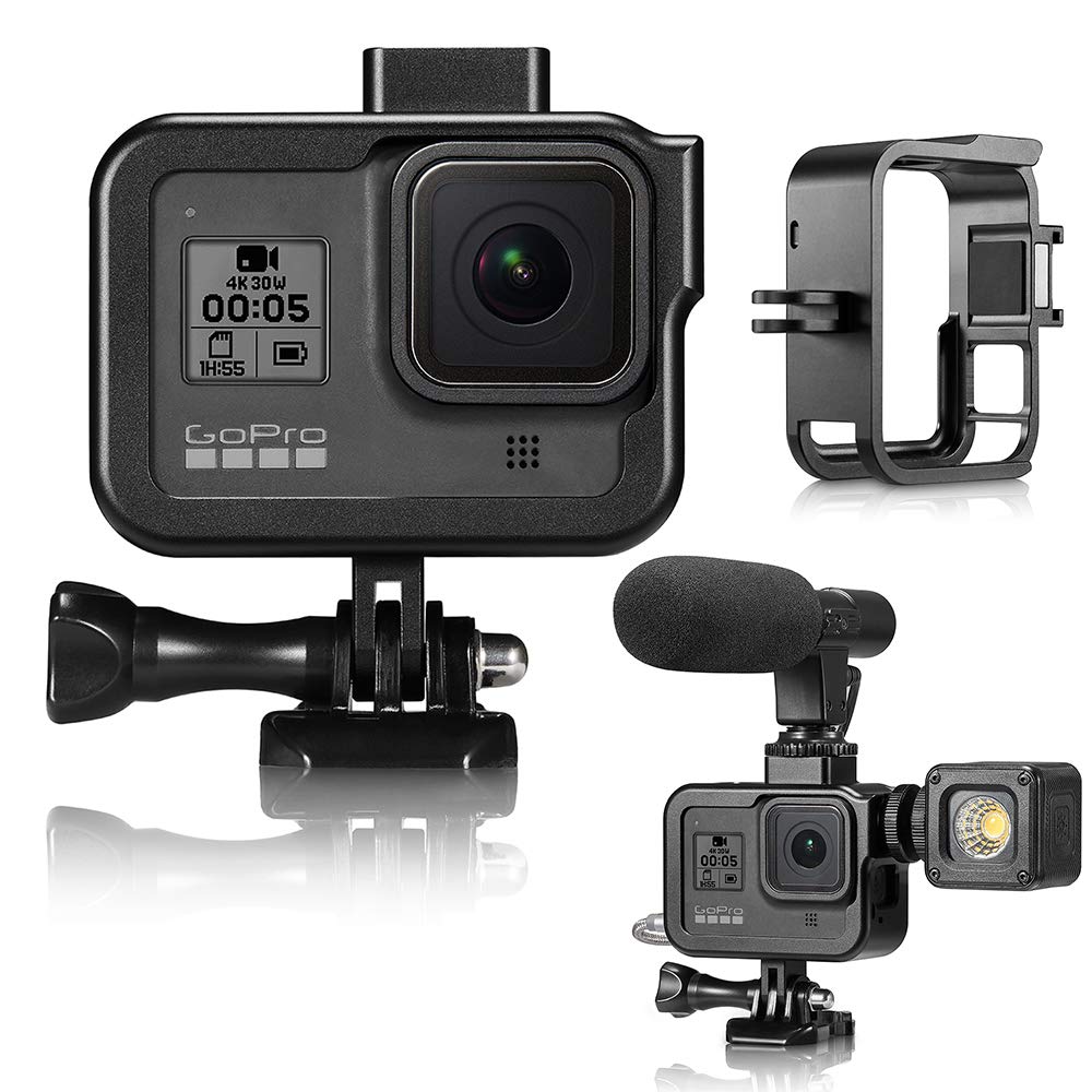 Aluminium Protective Housing Case Vlogging Frame Mount With