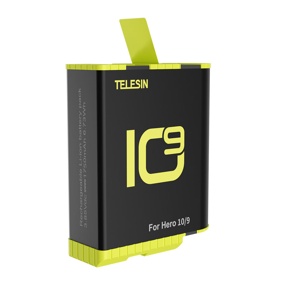 TELESIN Battery for GoPro Hero 11/10 Camera with 1750mAh