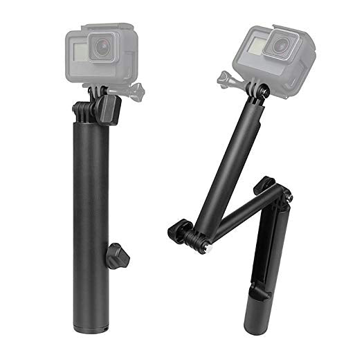 3-Way Monopod Selfie Stick For GoPro ,DJI,SJCAM & Other Action Cameras
