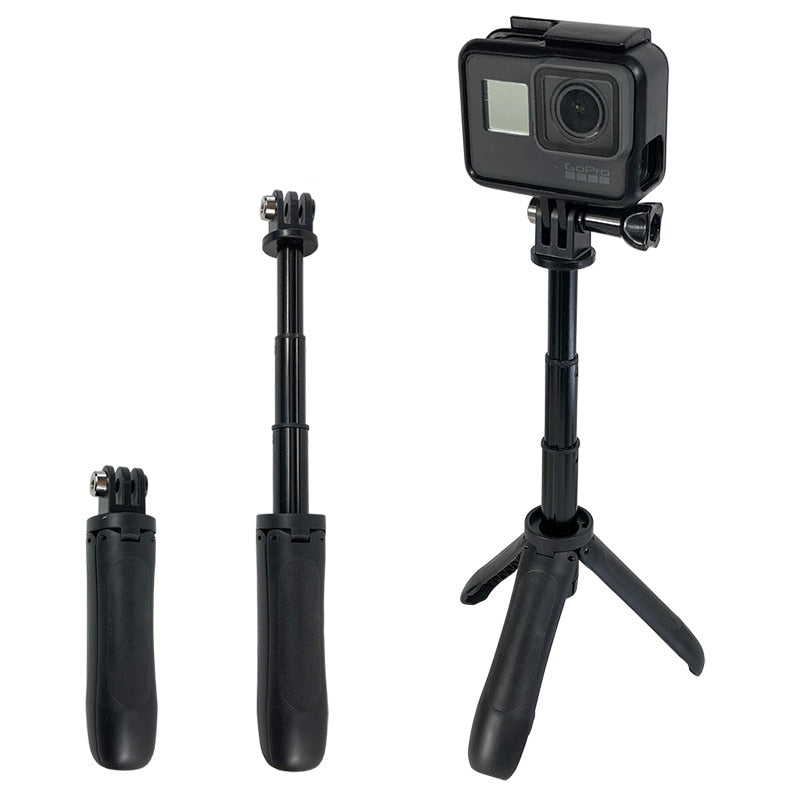 action camera mini tripod extension pole
