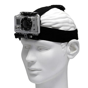 Adjustable Head Strap Mount ForGoproHero, SJCAM, Yi & Other Action Cameras