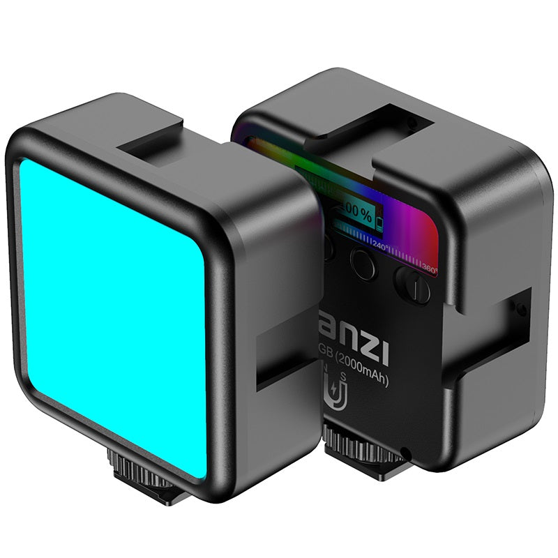 ULANZI Portable RGB LED Photo Light 3000–9000K Pocket Fill Light for Vlogging