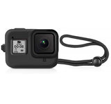 Protective Silicone Case With Lanyard Compatible With GoPro Hero 8