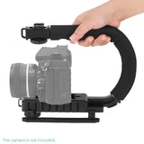 U Shape Professional HandyVideo Grip Action Stabilizer Handle for DSLR & Camcorders