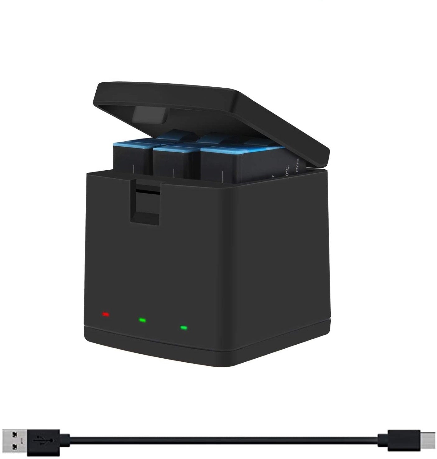 3 Channel AHDBT 901 Battery Charger for GoPro Hero 9 Black Camera