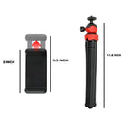 12  inch Flexible Gorillapod Tripod For Smartphones, Action Cameras & DSLR