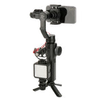 C ShapedDual Hot Shoe Mount Bracket ForNikon Canon Sony Pentax DSLR Camera or Camcorder Accessory Like LED Video Light,Microphone,Monitor,Flash