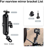 GoPro Bike Mirror Mount Aluminium Stand For Action Cameras