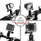360° Rotatable Bike Handlebar Mount for GoPro Hero 9 8 7 Action Cameras
