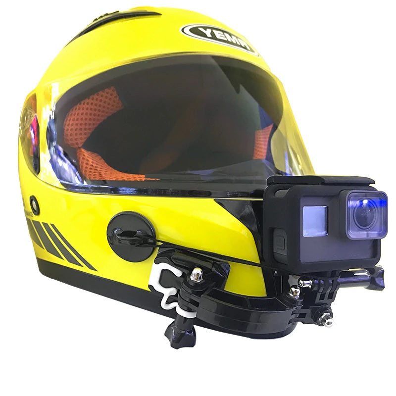 J Hook Front Side Helmet Extension Chin Mount for GoPro SJCAM Insta360