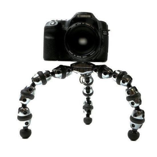 Lightweight  Flexible 10 inch Metal Octopus Gorillapod Tripod With Mobile Attachment For DSLR, Action Cameras , Digital Cameras & Smartphones