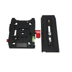 Universal Quick Release Camera Adapter Mount System with Slide Plate With 1/4" and 3/8" Screw
