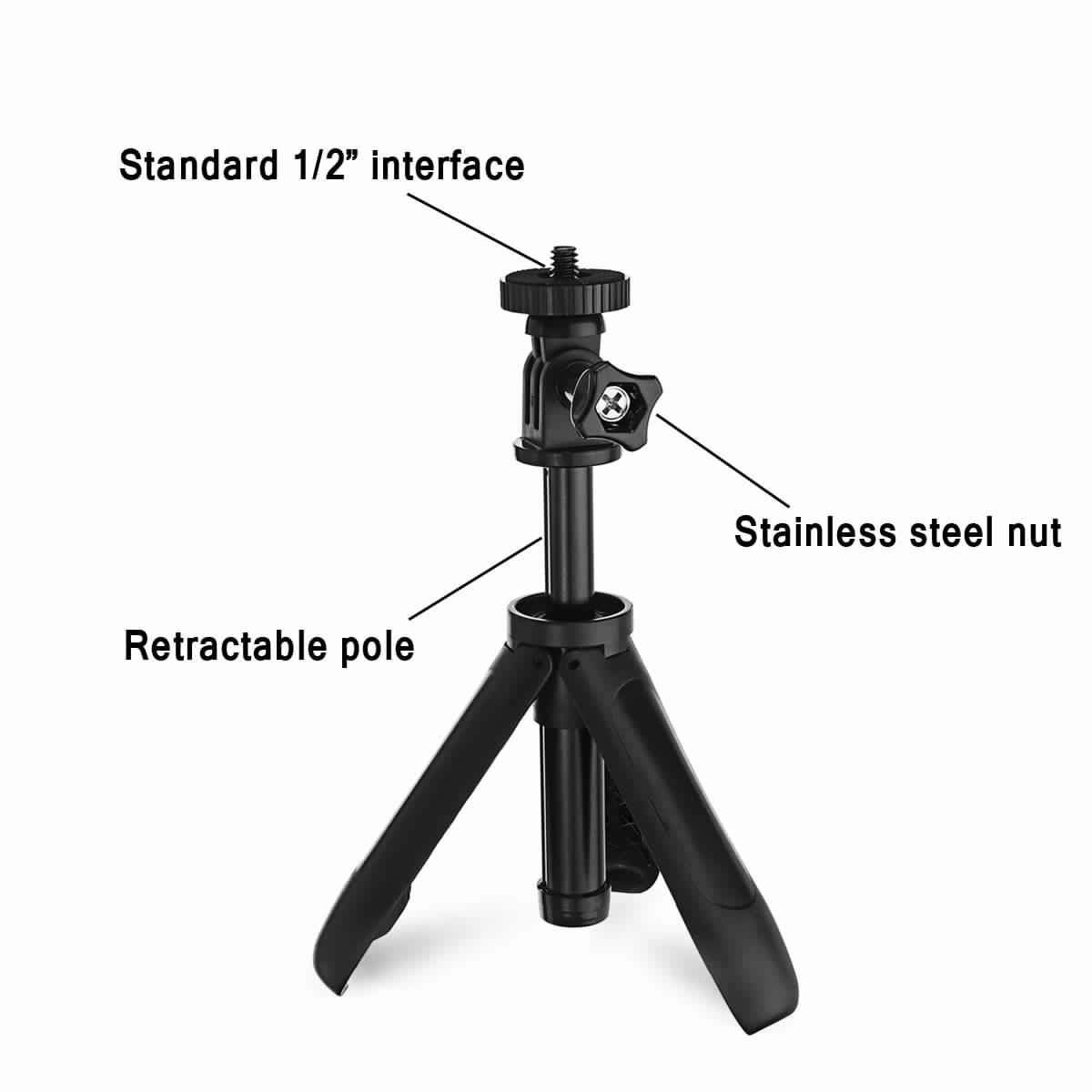 foldable tripod for hero 13 action camera