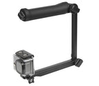 3-Way Monopod Grip Arm Tripod Foldable Selfie Stick, Stabilizer Mount Holder For GoPro Hero 7/6/5,SJCAM SJ6, SJ7,SJ5000,Yi & Other Action Cameras
