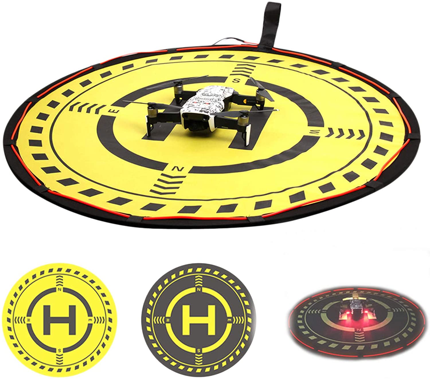 30" (75cm) Universal Drone And Quadcopter Landing For RC Drones Helicopter DJI Mavic Pro, Phantom 2/3/4/4 Pro, GoPro Karma, Parrot & More