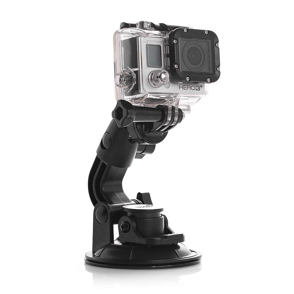 Windshield Car Suction Cup Mount for GoPro Hero 9 8 7 SJCAM Yi Eken Cameras