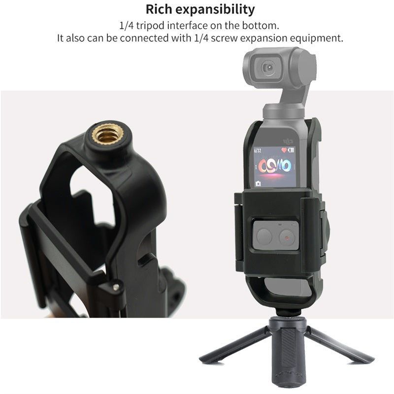 Osmo Pocket OP-7 Tripod Mount Vlogging Case Housing for DJI OSMO Pocket