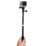 Telescoping Extendable Monopod Tripod Pole Handheld Camera Selfie Stick Mount With Mobile Attachment For Smartphones,Hero 7/6/5/4,DJI OSMO, SJACM, Eken, Yi & Other Action Cameras