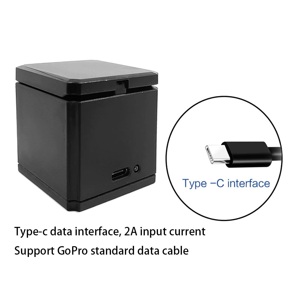 3 Channel AHDBT 901 Battery Charger for GoPro Hero 9 Black Camera