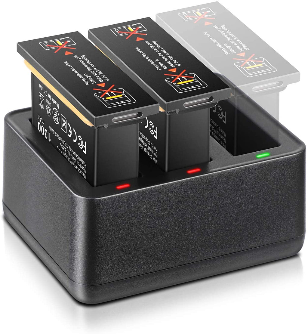 3 Channel Battery Charger for DJI Osmo Action Camera