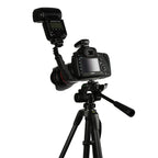 L Shape Hot Shoe Tripod Mount Bracket Holder For Flash Light Camera Mini DV Camcorder