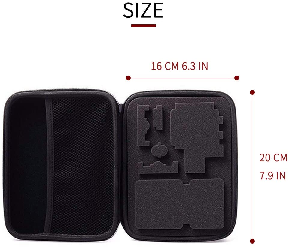 Carrying Case for GoPro Hero 13 12 11 10 9 8 7 SJCAM EKEN Action Cameras