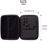 Carrying Case for Go Pro Hero 11/10/9/ 8/7,SJCAM, EKEN & All Other Action Cameras