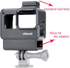 Ulanzi Vlogging Case with Mic Mount & Cold Shoe Mount For GoPro Hero 7/6/5