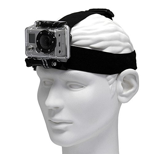 2 in 1Head Strap Mount & Chest Mount for GoPro,SJCAM, Yi, & Other Action Cameras